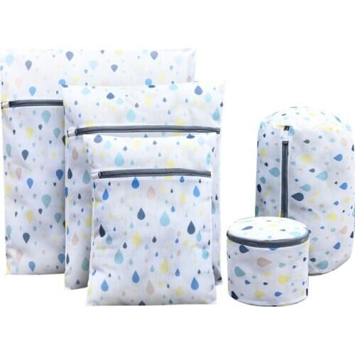 PHABULS 5 Pcs Lundry Bag Sturdy Mesh Lundry Wash bags for Bras Socks Coats Uderwear Travel Lundry Bag