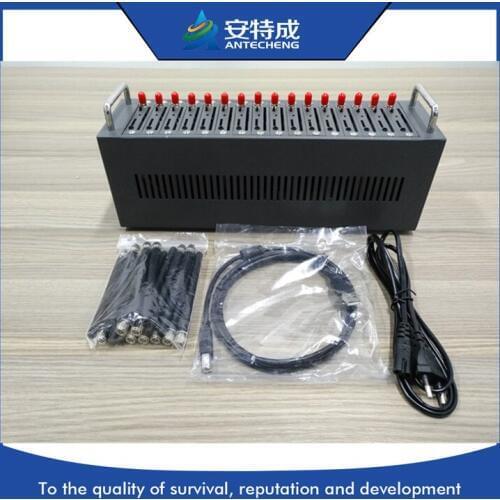 2018 Hot Selling 16 ports gsm modem support IMEI change at command MTK M26 module sms blasting machine