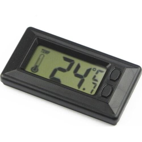 Mini Weather Station LCD Digital Waterproof Electronic Dashboard Thermometer Temperature Monitor Tester for Car Home Bed