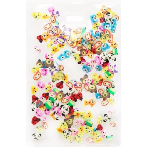 Multicolor Polymer Clay Geometric Rectangle Transparent Sequin Shaker Cards DIY Decoration Quicksand Hangtag Shaker Accessories