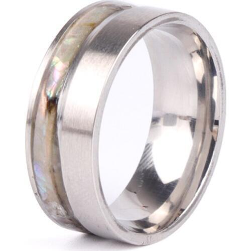 Fashion Men Ring Luxury High Polished Classic Simple Men Ring Classic Silver Color Men Wedding Ring Jewelry Gift