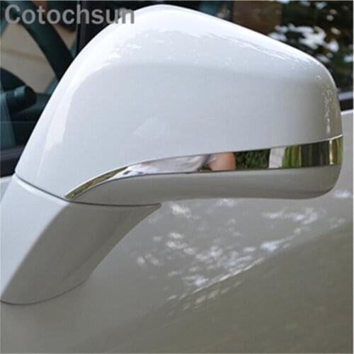 Cotochsun Car styling Rearview Mirror Sticker Bull Bar Trim Exterior Decoration Fit For Opel Mokka BUICK ENCORE 2013-2017