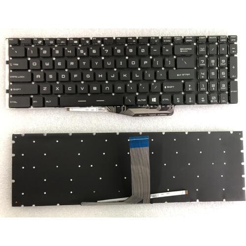 New FOR MSI GL62M 7RC 7RD 7RDX 7RE 7REX GL62MVR GL62VR 7RFX Backlit Keyboard US