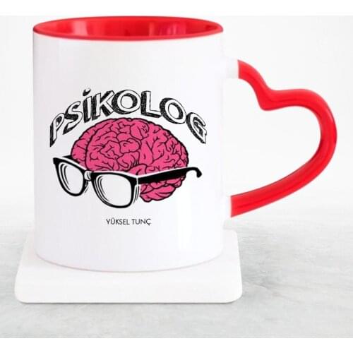 Personalized Occupational Psychologist Red Heart Mug Cup-1