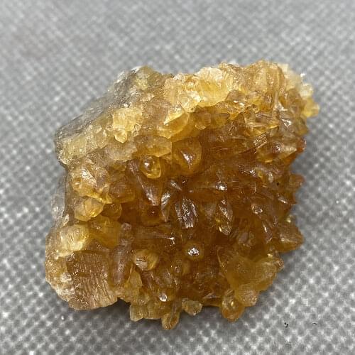 The natural yellow calcite healing crystal comes from China