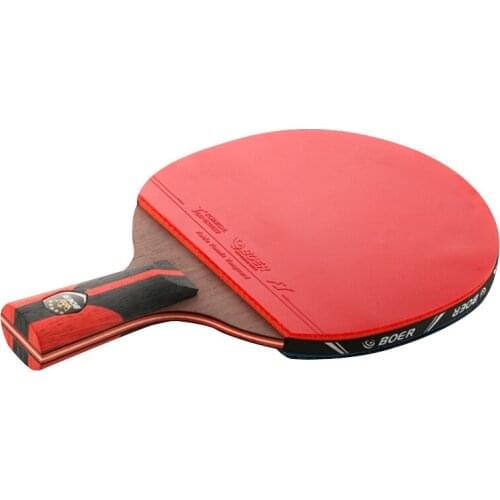 BOER Ping Pong Paddle Carbon Performance-Level Table Tennis Racket for Tournament Play