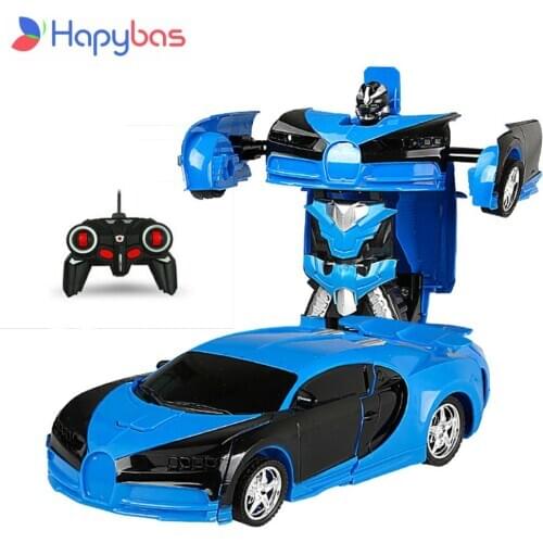 RC Transformer 2 in 1 RC Car Driving Transformation Robots Cars Models Remote Control Car RC Fighting Toy New year Gift