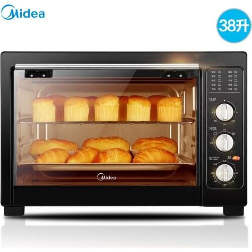 38L intelligent air fryer toaster oven pizza oven Bread baking ovens Adjustable temperature control electric oven for baking