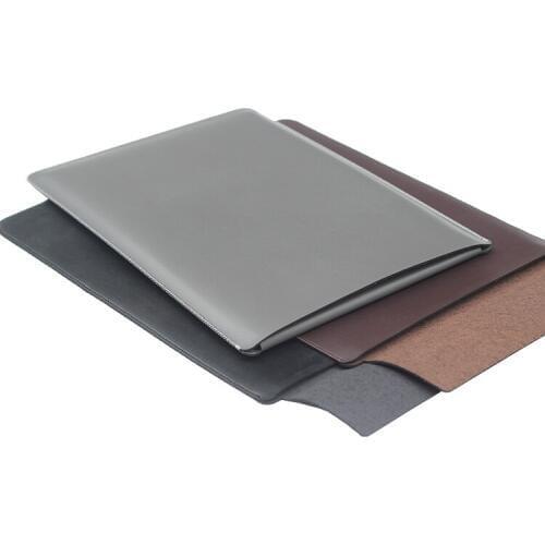 Universal Fillet holster Straight leather case retro simple style For For Macbook Pro 13 15 inch pouch 2016 2017 2018 2019 year