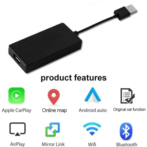 USB Wireless Apple CarPlay/Android Auto Dongle for Android Car Unit Mirrorlink Carplay adapter