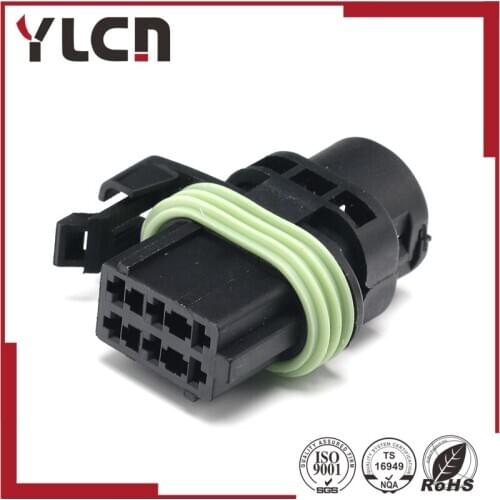 High Quality 6pin car electrical auto connector Female sensor housing Black connector 211PC063S0003 211 PC063S0003