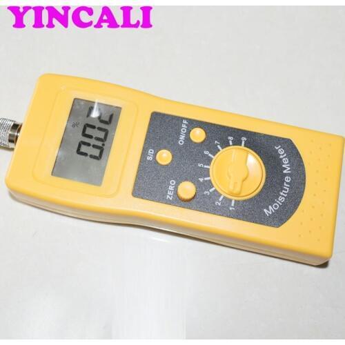 High Precision Coal Moisture Meter Tester DM300S Slag Coal Powder soil silver sand Moisture Analyzer with 235mm Needle