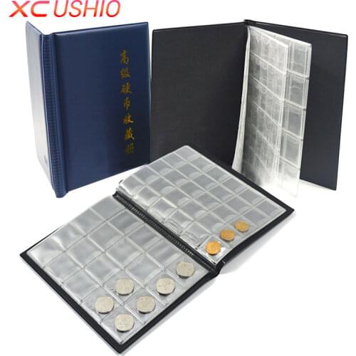 Coins Collection Book Opening Stock 250 Coin Pocket Money Penny Storage Bag Collection Album Collect Coin Album Coin Holder