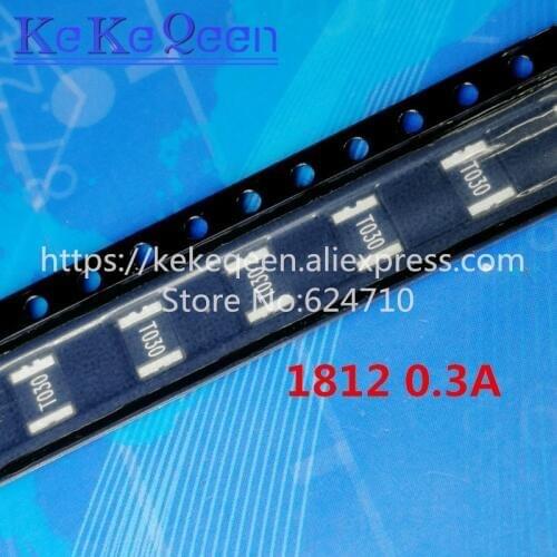 100PCS PTC FUSE MSMD030-60V 1812 0.3A 300MA 60V SMT SMD PPTC SMD1812 Resettable Fuses