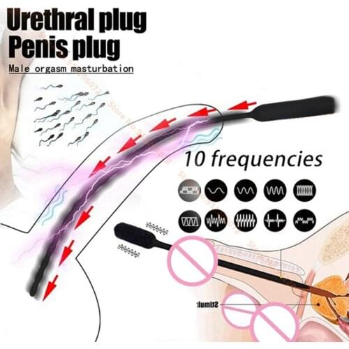 12 Style Design Extra Long Sex Toys Urethral Vibrator Pe/nis Vibrating Stimulation Prostate Massager For Male