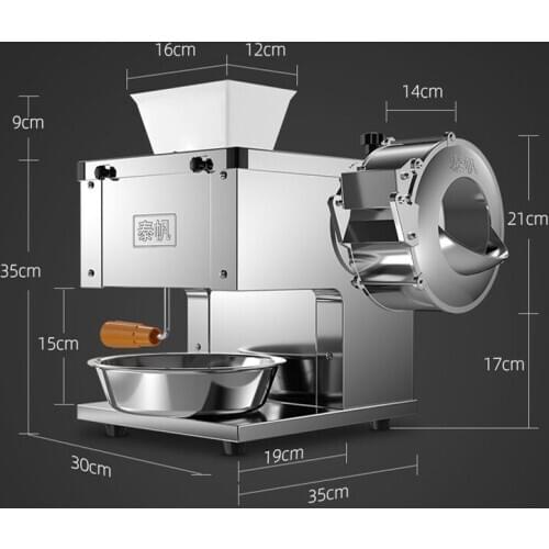 220V Electric Meat Slicer Slicer Shredder Multi-function Vegetable Cutter Potato Onion Ginger Slicer Shredder