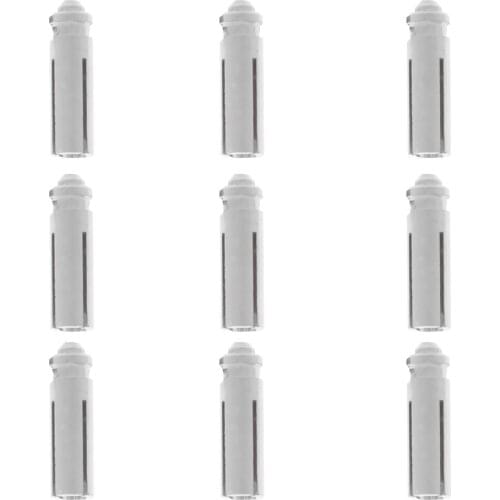 9 Pieces Anodised Aluminum Dart Savers / Protectors - Silver