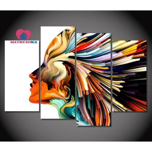 Diamond embroidery people Diamond cross stitch pictures diamond painting full Mosaic pictures Diamond pattern cross stitch Kraft