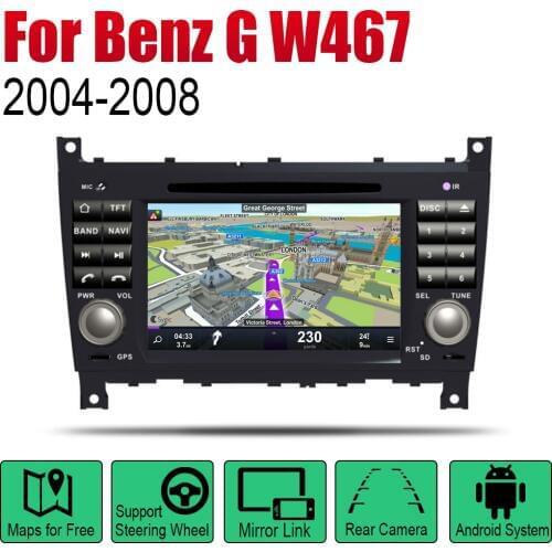 Auto DVD Player GPS Navigation For Mercedes Benz G Class W467 2004~2008 NTG Car Android Multimedia System Screen Radio Stereo