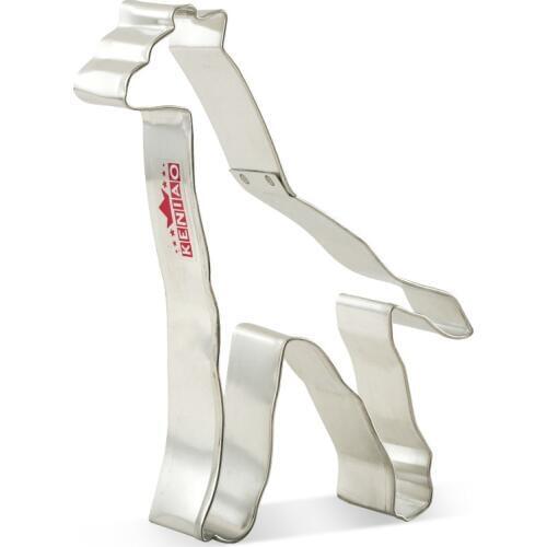 KENIAO Giraffe Cookie Cutter for Kids Birthday Party Cutters - 9 x 14.1 cm - Biscuit / Fondant / Bread Cutter - Stainless Steel