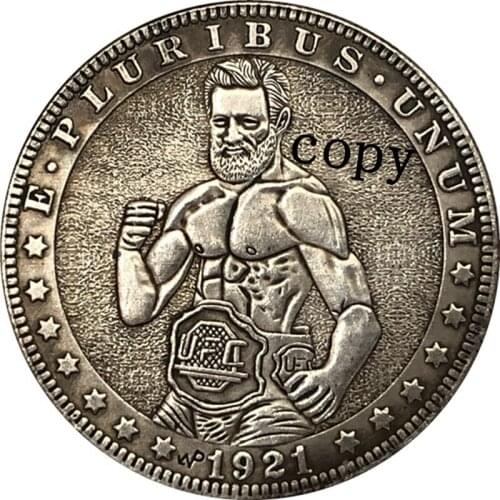 Hobo Nickel 1921-D USA Morgan Dollar COIN COPY Type 142