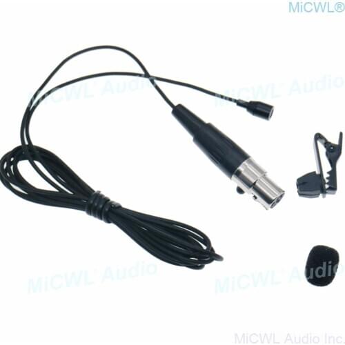 ME5 Mini Tie Clip Lavalier Audio Microphone for AKG Samson Gemini TA3F 3Pin mini Wireless Lapel BeltBoday System