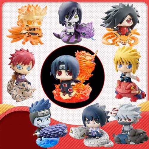 4 CM Naruto Mini Figurine Kakashi Deidara Gaara Uchiha Sasuke Desck Decor Model Gift Toys For Children Anime Naruto Collectibles