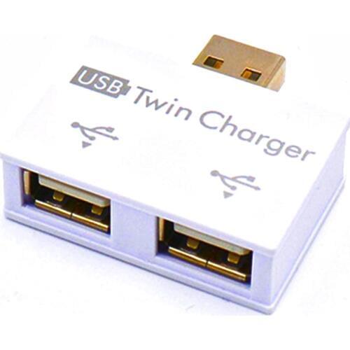 Mini USB Hub to 2 Port Charger Hub Adapter Hot Sale fashion New USB Splitter for Phone Tablet Computer