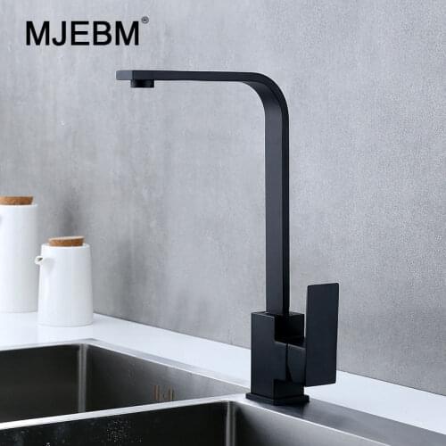 MJEBM Black Kitchen Faucets