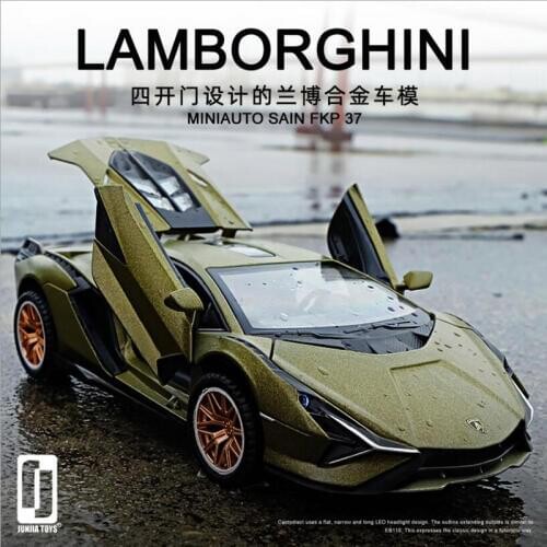 Car Model 1/32 Lamborghini-SIAN Alloy Sports Car Limited Edition Metal Car Model Childrens Toy Car Toy Gift For Boy