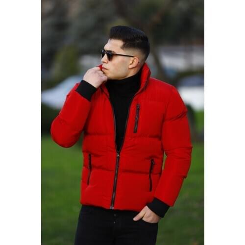 WOWA COMPANY Male Red Inflatable Coat SE-67