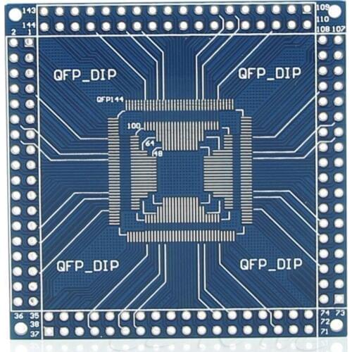 New QFP/TQFP/LQFP 32/44/48/64/100/144 pin to DIP Pin Board Adapter Converter Module H02