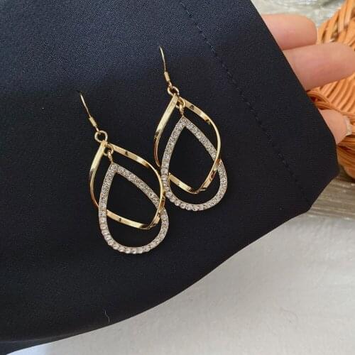 New Style earrings vintage style Hepburn Jewelry Face Trim earrings spiral ring earrings hook