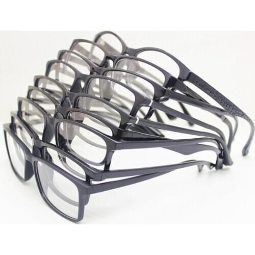 TR90 Wholesale Glasses Frame Vintage Square Black Frame Eyeglasses Optical Prescription Eyeglasses Frames Clear Eyewear 10 Pcs