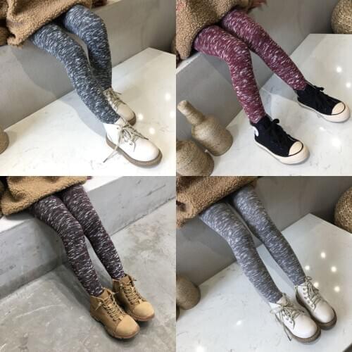 2020 Autumn And Winter Boys Extra Thick Warm Terry Knitted Snowflake Pantyhose Girls Breathable Comfortable Skin Children Tights