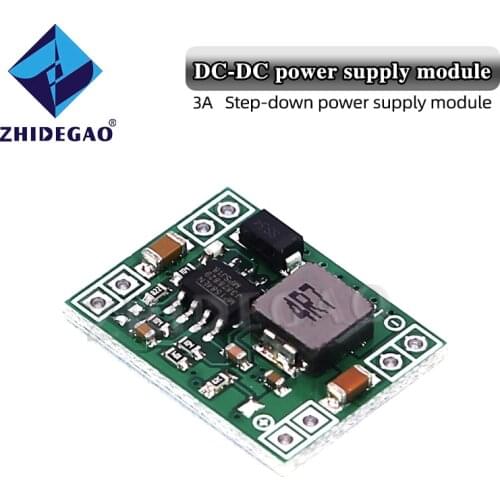 ZHIDEGAO DC-DC 3A Buck Step-down Power Supply Module 5V-12V 24V to 5V 3.3V 9V 12V Fixed Output High-Current Replace LM2596