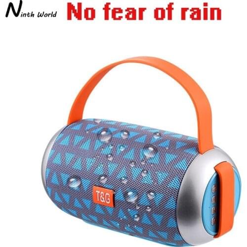 T&G TG112 Portable Speaker Wireless Bluetooth Loudspeaker Outdoor Waterproof Speakers Surround Bass Support FM AUX TF Card USB
