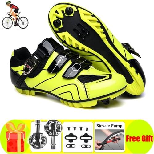 Professional Sapatilha Ciclismo MTB Cycling Shoes Men Athletic Bicycle Bicicleta Self-Locking Mountain Bike Women Sneakers