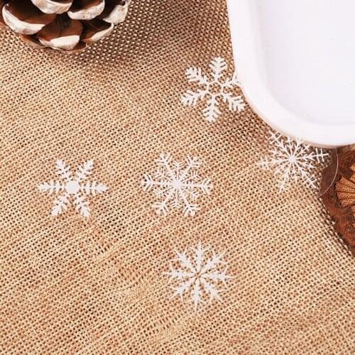 Free shipping 1000pcs Transparent snowflake sealing sticker Waterproof Decorative Snow Candy Cookie Packaging For Christmas