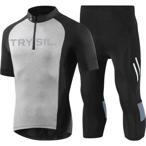 LACONSO Cycling Clothing BicycleMens Sports Jersey Suits Quick-Drying And Breathable Professional Saddle Riding Equipment Summer