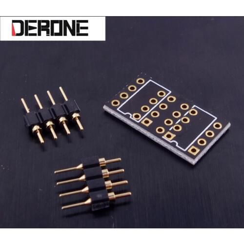 10 piece PCB for Single op amp to dual op amp with pin