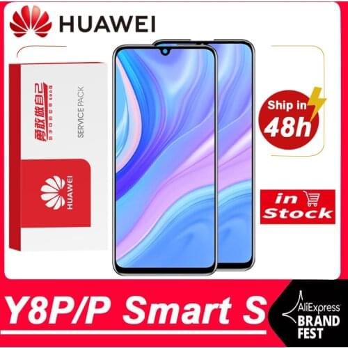 100% Tested 6.3" Display Replacement For Huawei Y8p 2020 AQM-L21 LCD Touch Screen Digitizer Assembly For Huawei P Smart S LCD