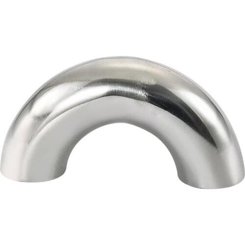 19mm-102mm 180 Degree Car exhaust downpipe bends Stainless Steel SUS304 u bend pipe welding elbow car exhaust pipe elbow