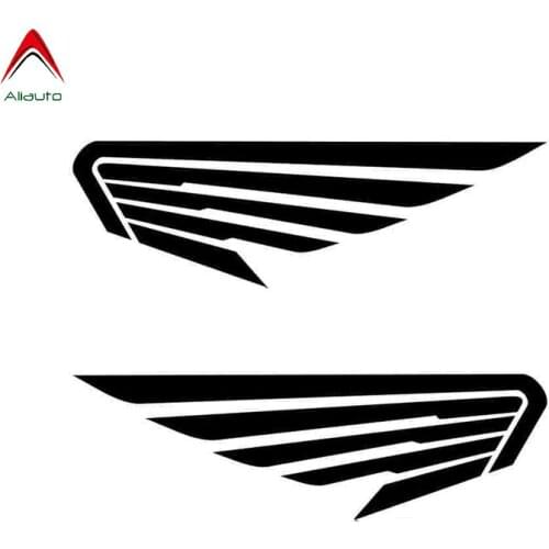 Aliauto 2 X Personality Car Stickers Angel Wings Birds Feather (1 Right & 1 Left) Fashion Vinyl Accessories PVC Decal,20cm*6cm