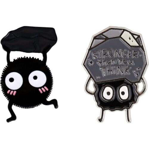 20pcs/lot J3075 Creative Enamel Pins Metal Brooch for Clothes bags backpack badges Women and Men Cute Brooch