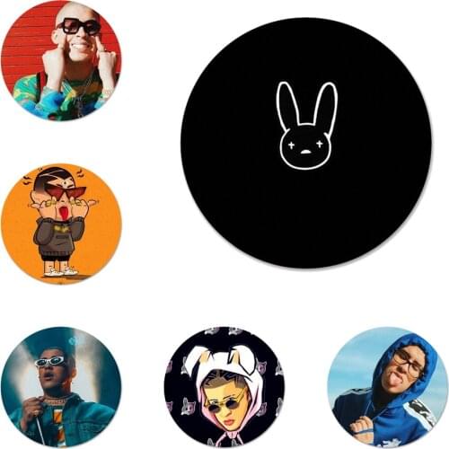 58mm Bunny El Conejo Malo Kitchen Home Decor Refrigerator Magnetic Stickers Opener Beer Coke