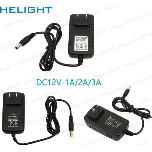 AC100-240V to DC12V 1A/2A/3A 12W/24W/36W Power Adapter Switching Power Supply Converter Adaptor Charger US/EU/AU/UK plug