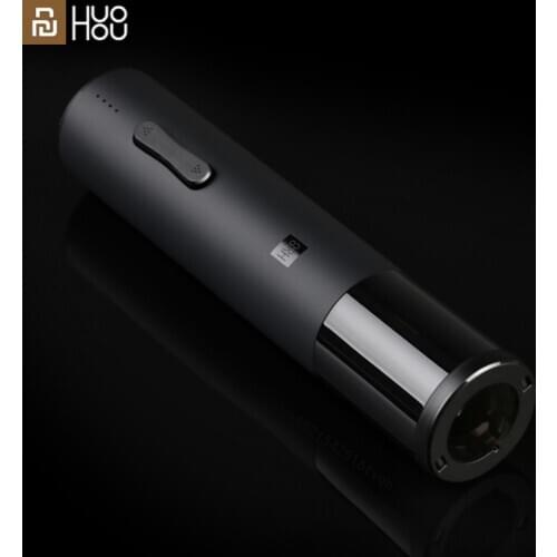 Xiaomi Youpin Huohou Automatic Red Wine Bottle Opener Electric Corkscrew Foil Cutter Cork Out Tool For Xiaomi Smart Home Kits