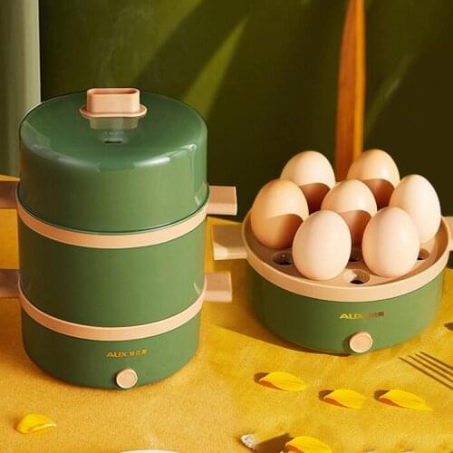 Automatic power-off of egg steamer and boiler