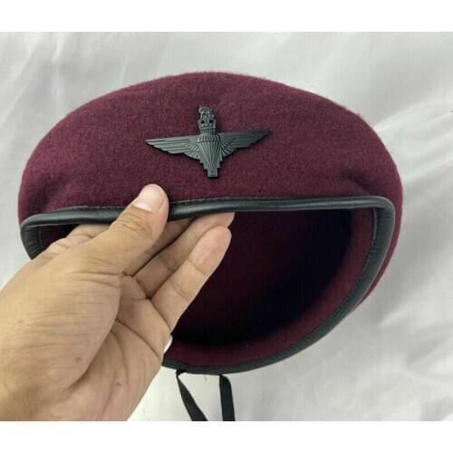 Parachute Regiment Red Devils WWII UK Army British Black Badge Beret Hat Military Store